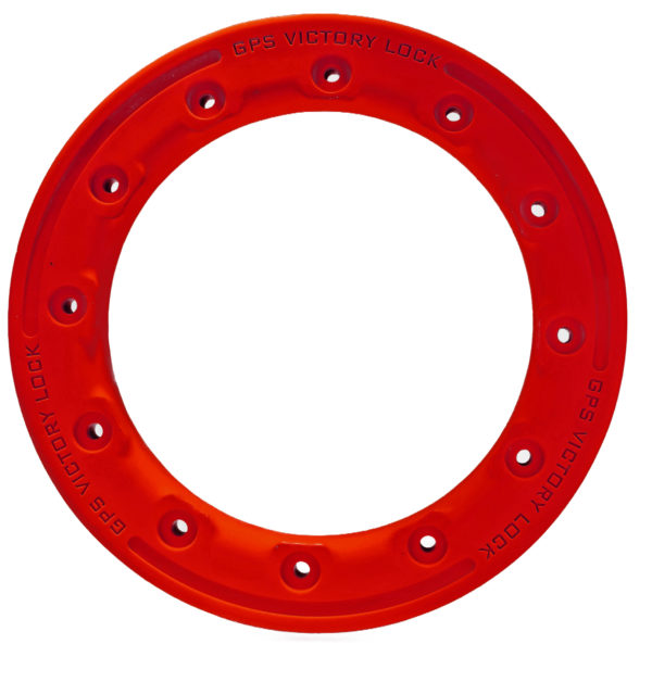 9" Inch GPS Red ATV Beadlock Rings