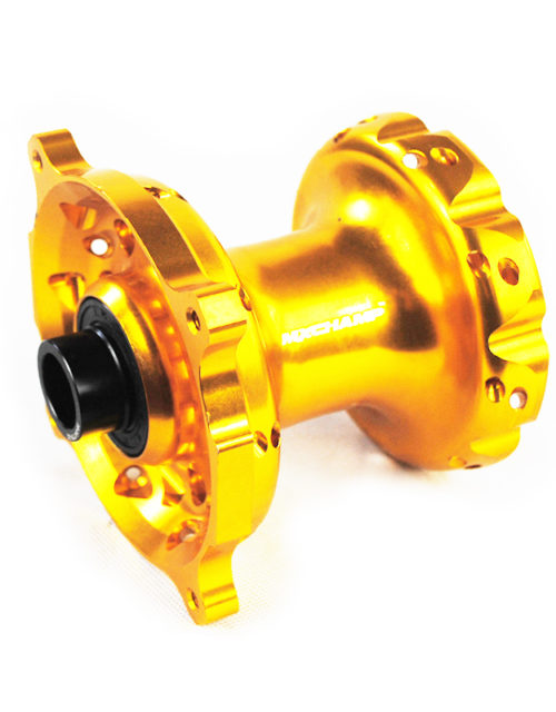 Suzuki | Gold | Front Forged Aluminum Hub (22mm Axle)
