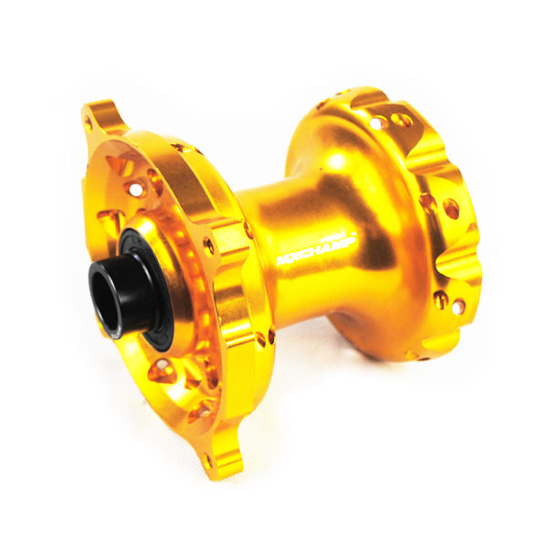 Suzuki | Gold | Front Forged Aluminum Hub (22mm Axle)