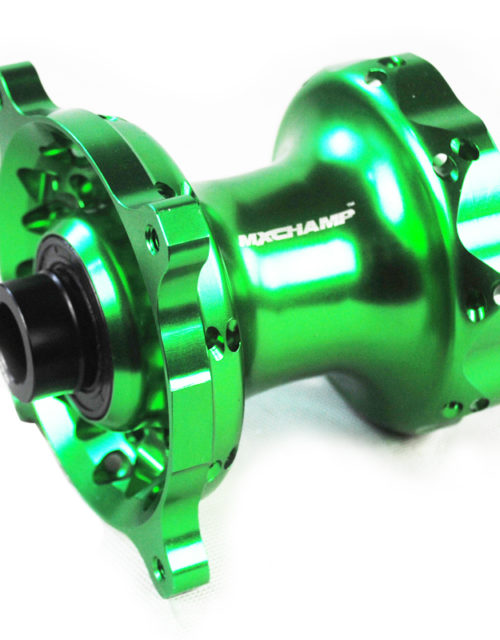 Kawasaki | Green | Front Forged Aluminum Hub (20mm Axle)