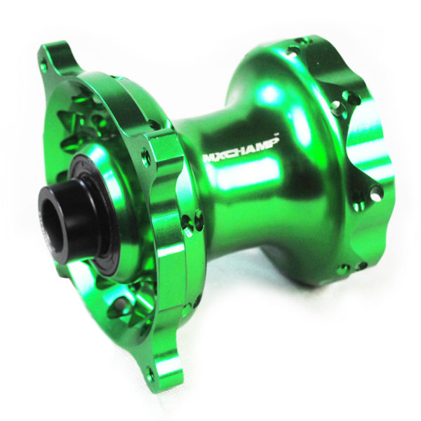 Kawasaki | Green | Front Forged Aluminum Hub (20mm Axle)