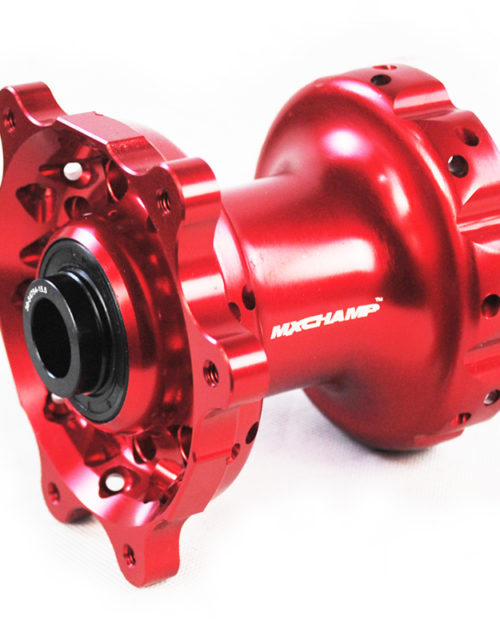 Suzuki | Red | Front Forged Aluminum Hub (22mm Axle)