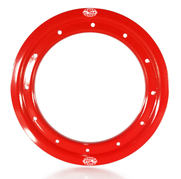 9" Inch GPS Red ATV Beadlock Rings - Image 2
