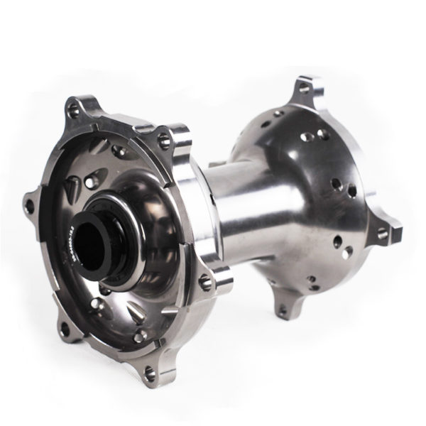 Yamaha | Silver | Rear Forged Aluminum Hub (22mm Axle)