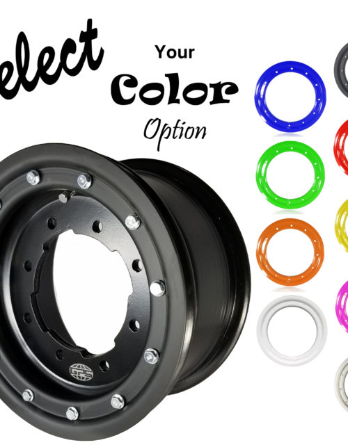 GPS ATV 10×5 [4+1] Beadlock Wheel & Aluminum Beadlock Ring