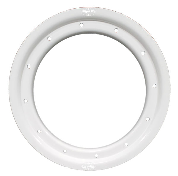 9" Inch GPS White ATV Beadlock Rings
