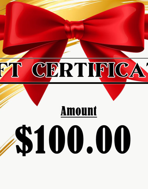 $100 Gift Certificate
