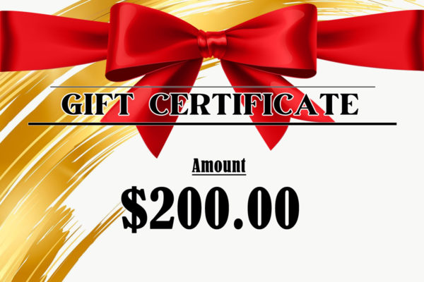 $200 Gift Certificate