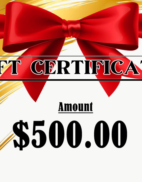 $500 Gift Certificate